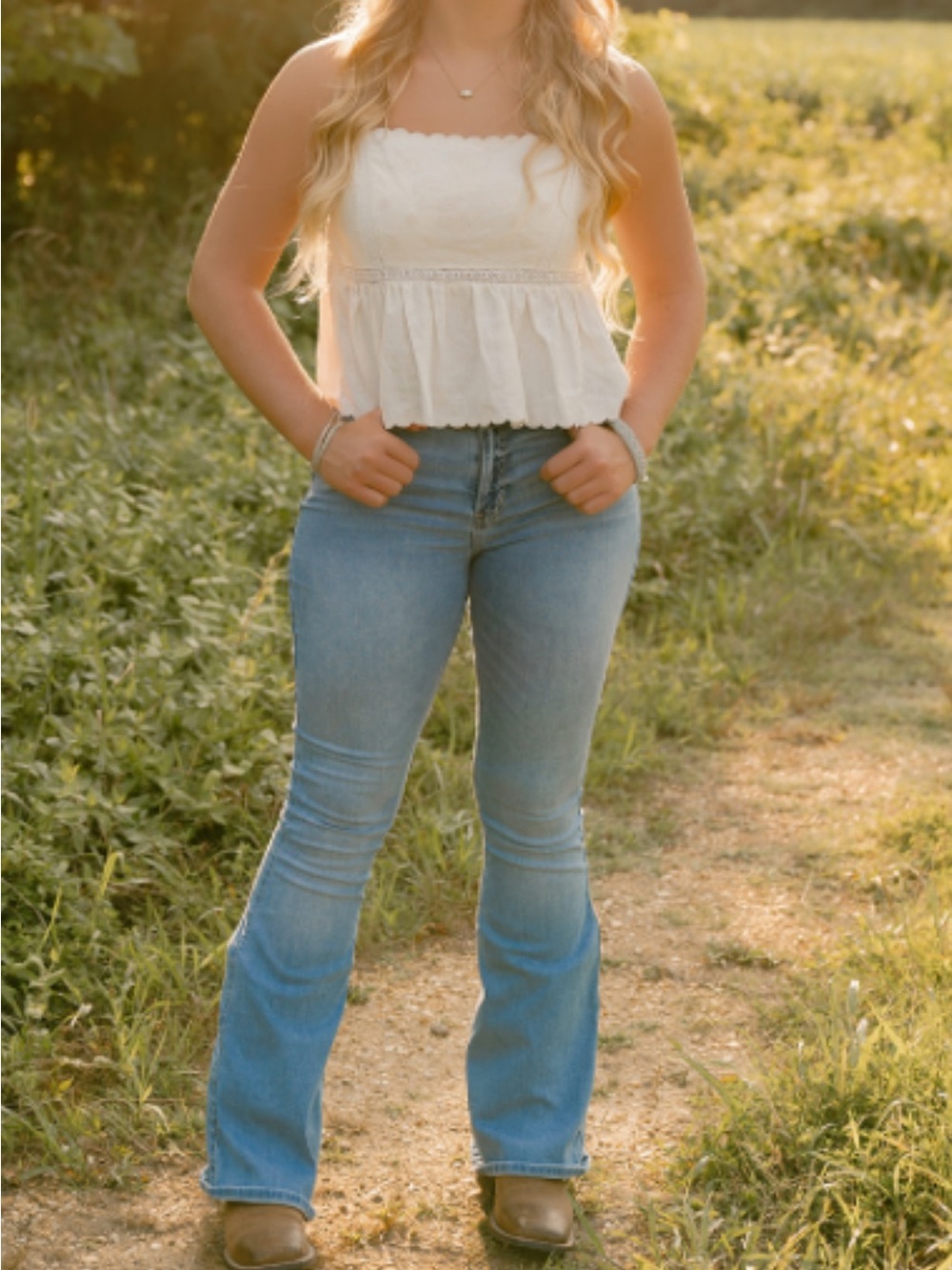 Hollister Light Blue Flare Jeans